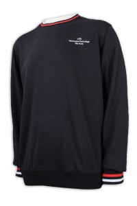 Z450 Design Men's Crew Neck Sweater Contrast Collar Sweater Manufacturer